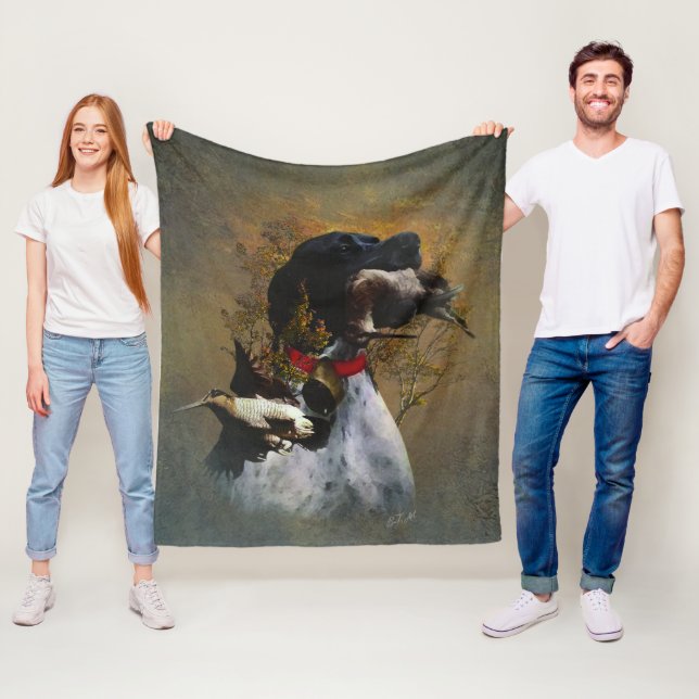 Engelsk pekare fleecefilt (På plats)