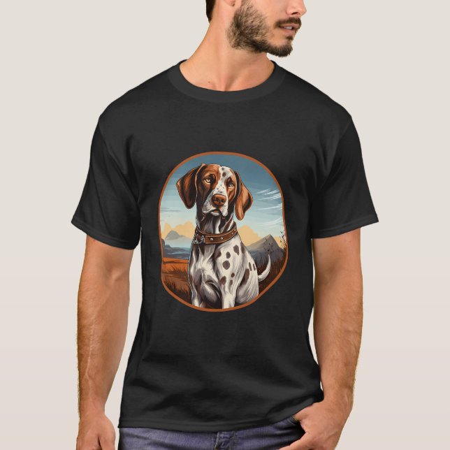 Engelsk pekare Hund aveln Cute Hund Funny T Shirt (Framsida)
