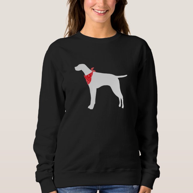 Engelsk pekare Hund Wearing Red Bandana T Shirt (Framsida)