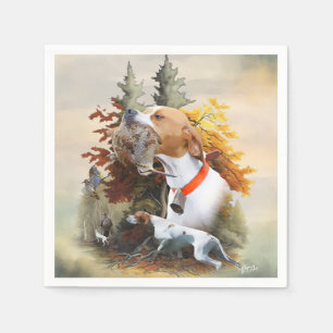 Engelsk pekare pappersservett