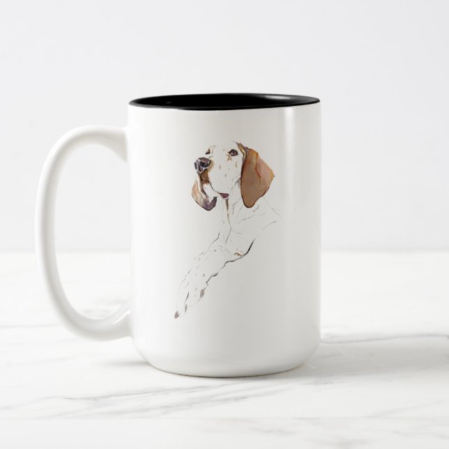 Engelsk Pointer Mugg – Hundmamma Kaffemugg (Vänster)