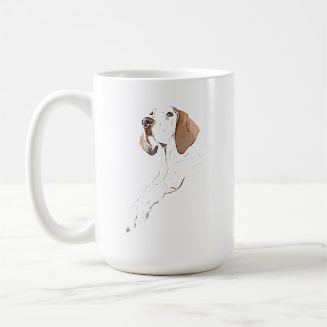 Engelsk Pointer Mugg – Hundmamma Kaffemugg (Vänster)