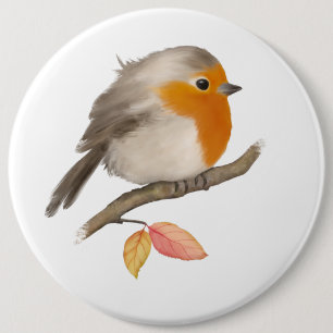 Engelsk Robin Bird Knapp