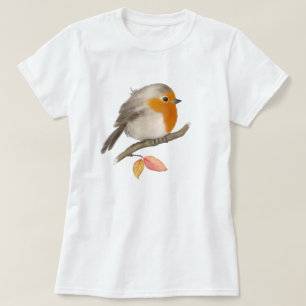 Engelsk Robin Bird T Shirt