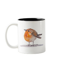 Engelsk Robin Watercolor