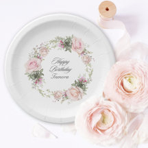 Engelsk Rosenträdgård Rosa Blommig Födelsedag