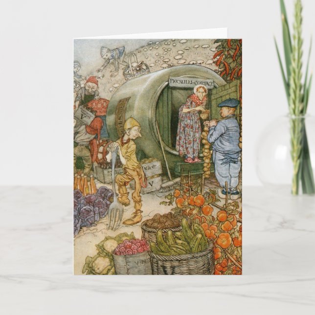 Engelsk saga (tom insida) kort (Framsida)