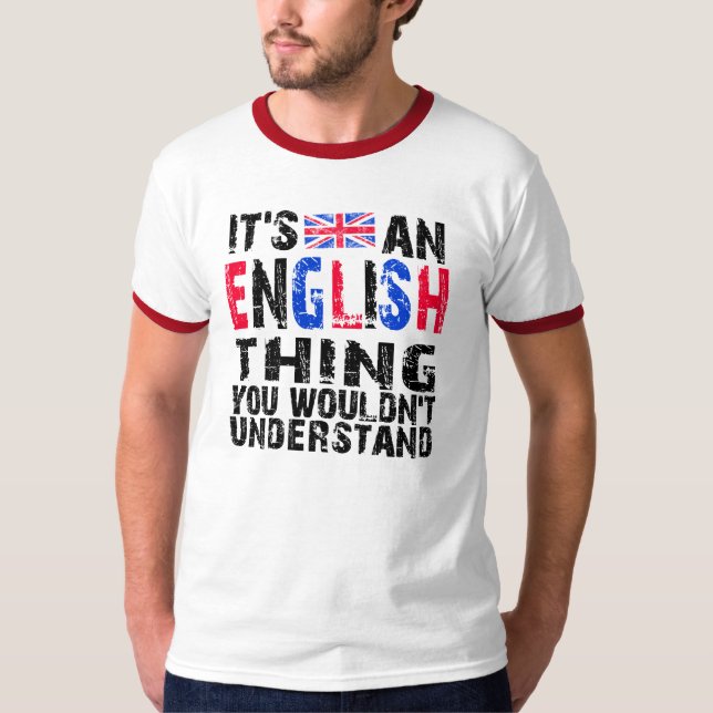 Engelsk sak t-shirt (Framsida)