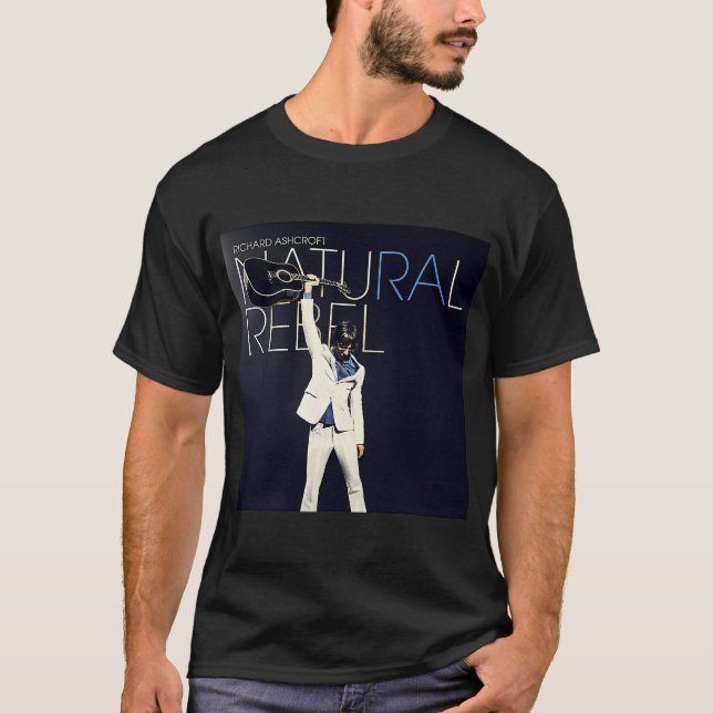 Engelsk sångare mest populär Richard Ashcrof T Shirt (Framsida)