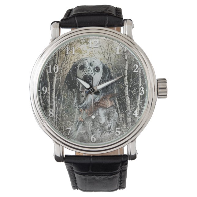 Engelsk Setter  Armbandsur (Framsida)