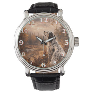 Engelsk setter armbandsur
