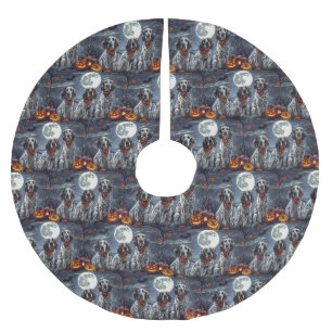 Engelsk setter Halloween-taloky Julgransmatta Borstad Polyester