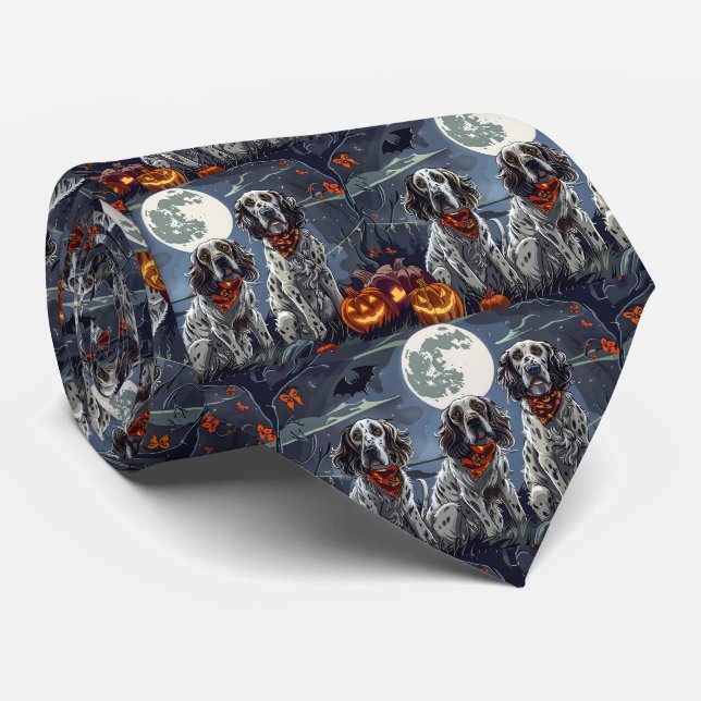 Engelsk setter Halloween-taloky Slips (Rullad)