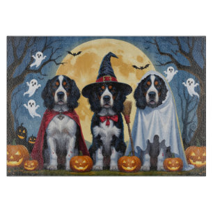 Engelsk Setter Hundar Pumpkin Halloween Funny