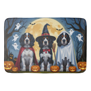 Engelsk Setter Hundar Pumpkin Halloween Funny Badrumsmatta