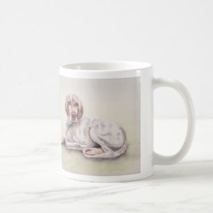 Engelsk Setter med "kvinna bästa vän" text Kaffemugg