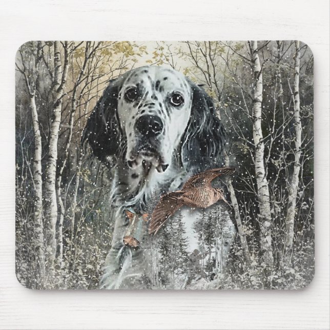 Engelsk Setter  Musmatta (Framsidan)