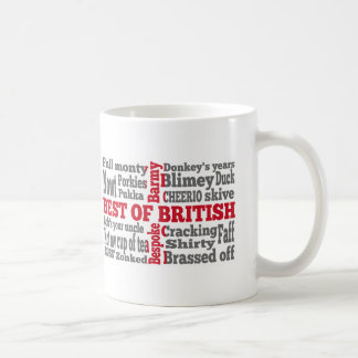 Engelsk slang på St George's Kor flagga Kaffemugg