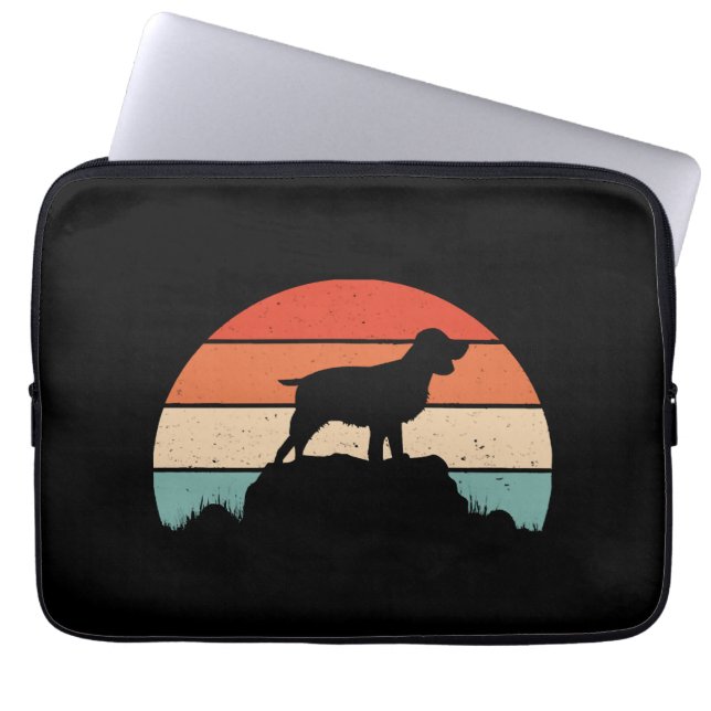 Engelsk spaniel laptop fodral (Framsidan)