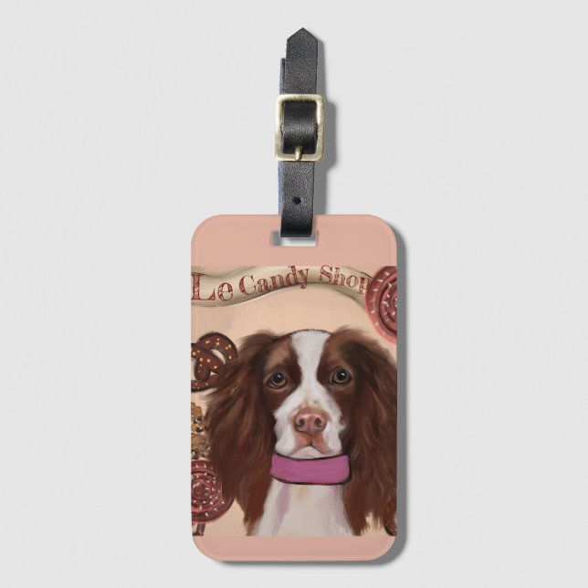 Engelsk Springer Spaniel    Bagagebricka (Framsida vertikal)