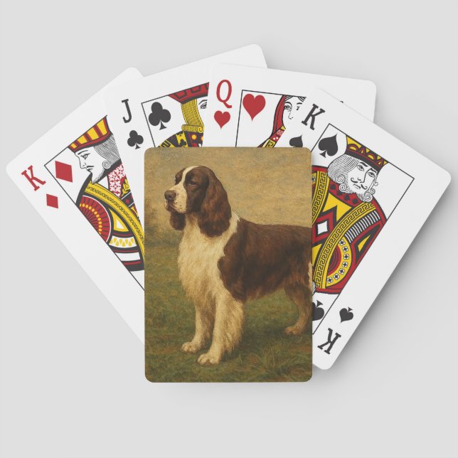 Engelsk Springer Spaniel Casinokort (Baksidan)