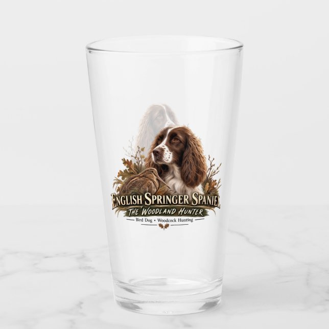 Engelsk Springer Spaniel  Glaskopp (Framsida)