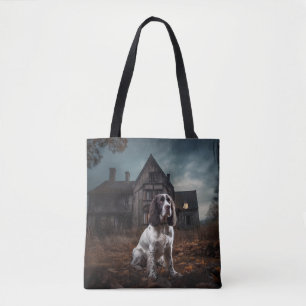 Engelsk Springer Spaniel Halloween Skräck Tygkasse