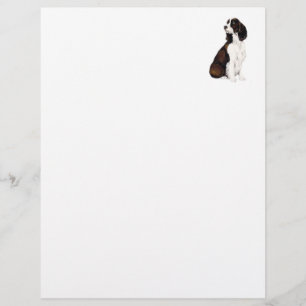 Engelsk Springer Spaniel Hund Konst Brevhuvud