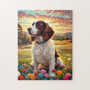 Engelsk Springer Spaniel hund Pussel