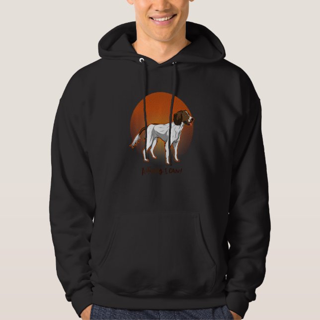 Engelsk Springer Spaniel Hundras  1 Hoodie (Framsida)