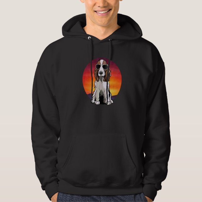 Engelsk Springer Spaniel Hundras  1 Hoodie (Framsida)