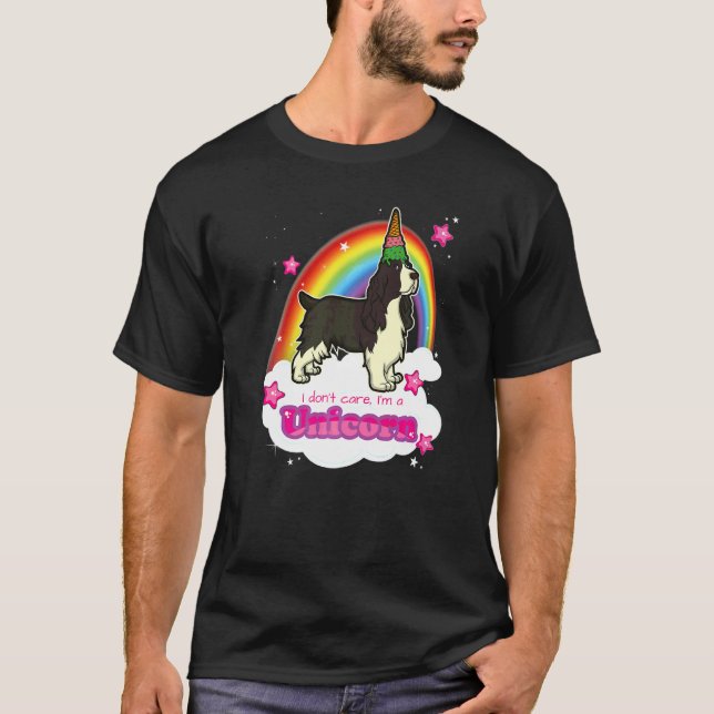 Engelsk Springer Spaniel Hundras 3 T Shirt (Framsida)