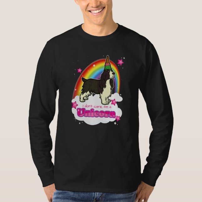 Engelsk Springer Spaniel Hundras 3 T Shirt (Framsida)