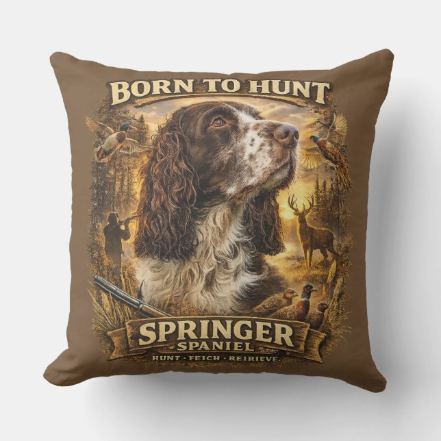 Engelsk Springer Spaniel Jakt Hund Kudde (Framsida)