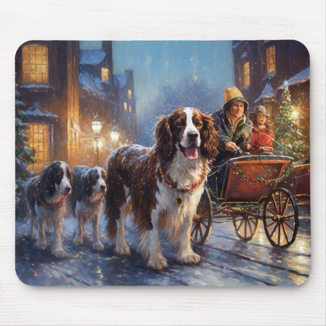 Engelsk Springer Spaniel Julhögtid Musmatta (Framsidan)