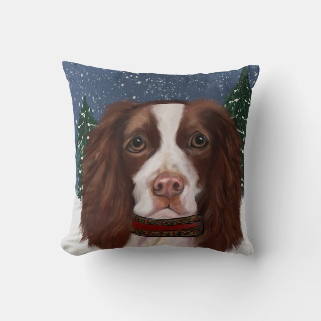 Engelsk Springer Spaniel  Kudde (Framsida)