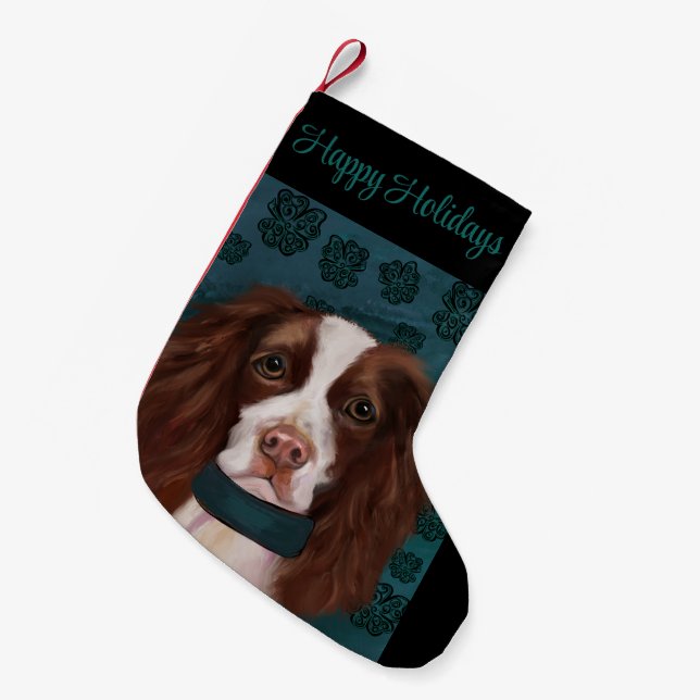 Engelsk Springer Spaniel       Liten Julstrumpa (Framsidan (Hängande))