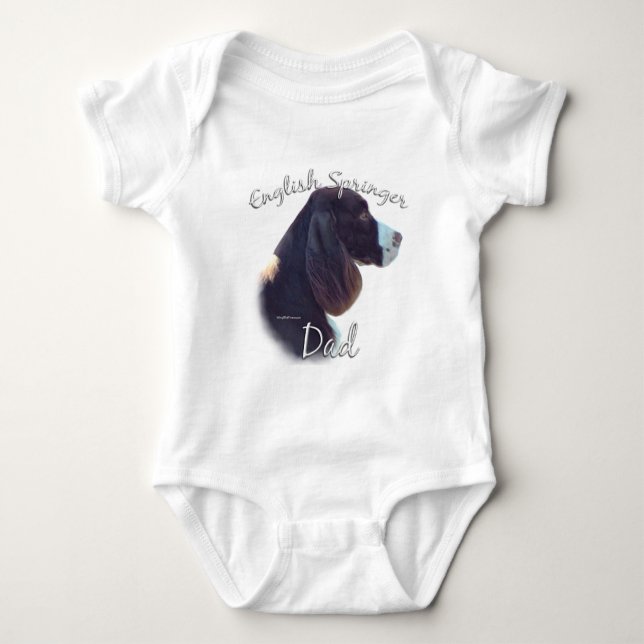 Engelsk Springer Spaniel Pappa 2 Tee (Framsida)