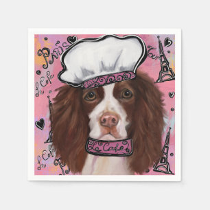 Engelsk Springer Spaniel Pappersservett