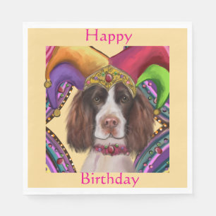 ENGelsk SPRINGER SPANIEL  Pappersservett