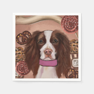 Engelsk Springer Spaniel Pappersservett