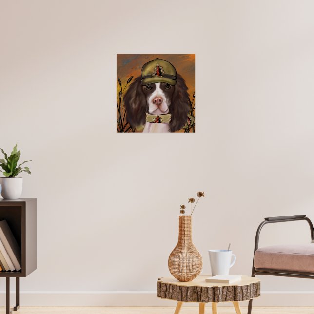 Engelsk Springer Spaniel  Poster (Vardagsrum 3)
