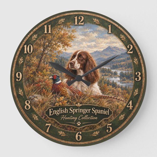 Engelsk Springer Spaniel  Stor Klocka (Framsida)