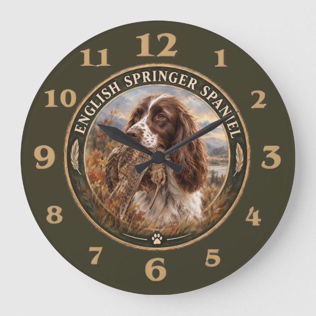 Engelsk Springer Spaniel  Stor Klocka (Framsida)