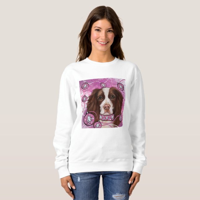 ENGELSK SPRINGER SPANIEL          T SHIRT (Hel framsida)