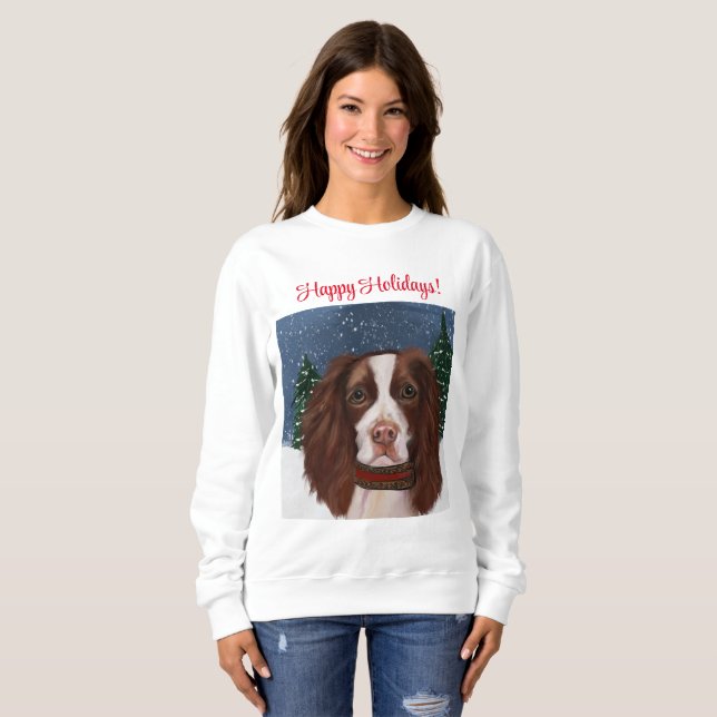 ENGelsk Springer Spaniel     T Shirt (Hel framsida)