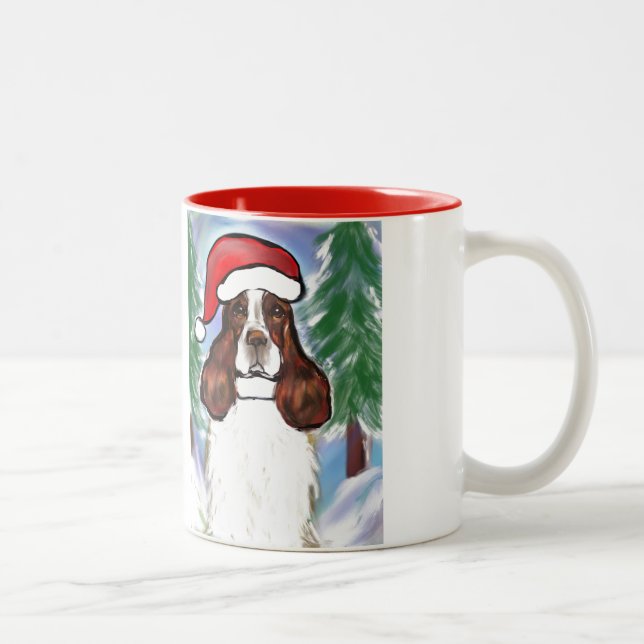 ENGelsk SPRINGER SPANIEL Två-Tonad Mugg (Höger)