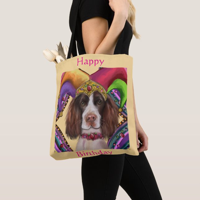 ENGelsk SPRINGER SPANIEL  Tygkasse (Närbild)