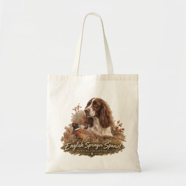 Engelsk Springer Spaniel  Tygkasse (Framsidan)