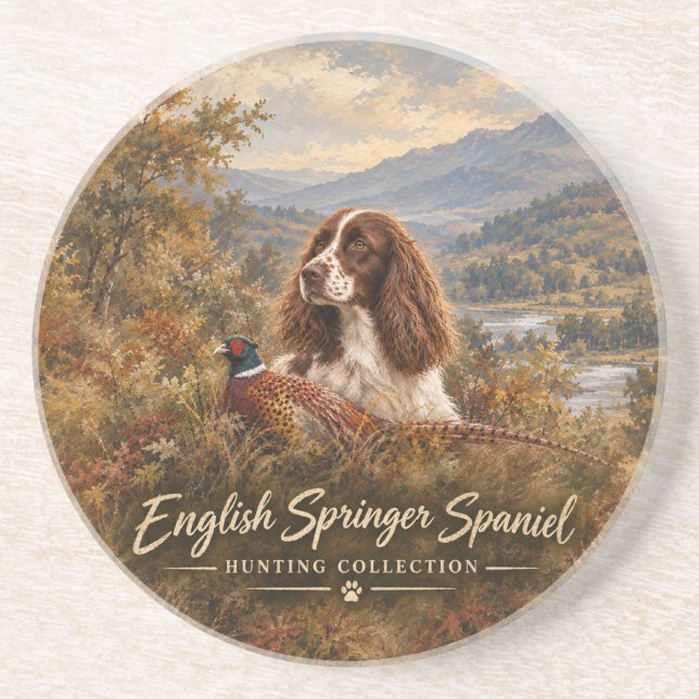 Engelsk Springer Spaniel  Underlägg (Framsidan)